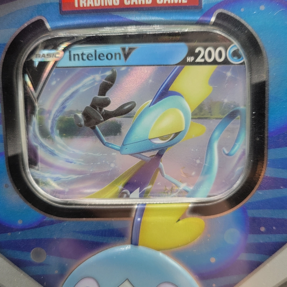 New Pokémon TCG Galar Partners Tin Inteleon V - Picture 2 of 5